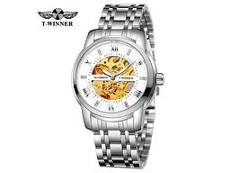 Чоловічий наручний годинник 8241 Silver-White Forsining acs0031360 - мініатюра 2