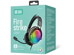 Навушники з мікрофоном ColorWay FireStrike RGB Black (CW-HPG04BK) - мініатюра 4