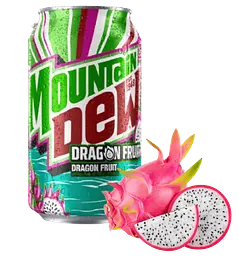 Газований напій Mountain Dew Dragon Fruit 355 мл - мініатюра 2