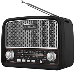 Радіоприймач Real-El X-520 Black (EL121800006) - мініатюра 8