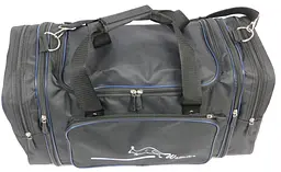 Спортивна сумка Wallaby 365 з розширенням 40/50 л 54(66)x25x30 см Чорна - мініатюра 4