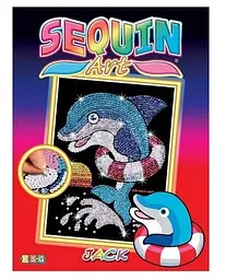 Набір для творчості Red Дельфін Джек 25*34см Sequin Art det0017614 - мініатюра 2