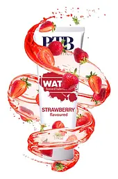 Змазка на водній основі BTB Flavored Strawberry з ароматом полуниці (100 мл) - мініатюра 4