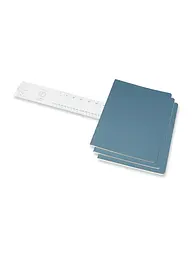 Записник Moleskine Cahier великий, Нелінований Жвавий Блакитний (CH023B44) - мініатюра 2