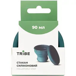 Чашка туристична Tribe Collapsible Shot 90 мл з кришкою, ocean (T-FF-0030-ocean) - мініатюра 4