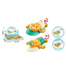 Плаваюча іграшка "Бобер Серфер" із заводним механізмом Bath Toys