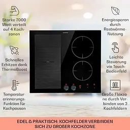 Індукційна плита Klarstein Magnichef 4 Flex 7000W (10041381) - мініатюра 2