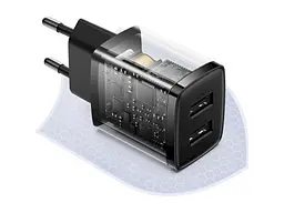 Мережевий зарядний пристрій BASEUS Compact Quick Charger 2U 10.5 W (CCXJ010201) - мініатюра 7