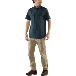 Сорочка Fjallraven Abisko Trekking Shirt SS XXL Dark Navy - мініатюра 3