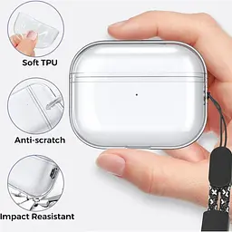 Чохол AhaStyle Transparent Case для Airpods Pro 2 Transparent [133864] - мініатюра 6