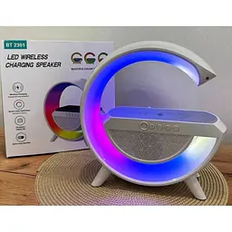 Світильник з бездротовою зарядкою для телефону BT-2301 Bluetooth RGB - мініатюра 6