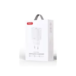Мережевий зарядний пристрій XO CE15 (EU) PD20W USB-C fast charging charger Білий - мініатюра 4