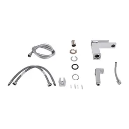 Змішувач з гігієнічною лійкою Qtap Gemini QTGEM272CRW45691 Chrome/White, Білий - мініатюра 6
