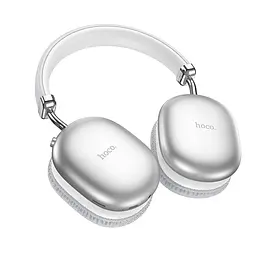 Накладні бездротові навушники Hoco W35 Max Joy Silver - мініатюра 3