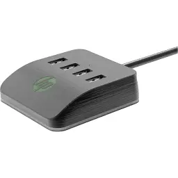 Концентратор HP USB 3.0 to 4xUSB 3.0 RGB black HP (HP_DHC-CT120) - мініатюра 2