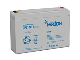 Акумулятор для ДБЖ MERLION 6V-10Ah (GP6100F2)
