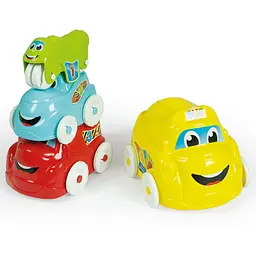 Іграшка-пірамідка Baby Clementoni Fun Vehicles розвиваюча (17111) - мініатюра 2