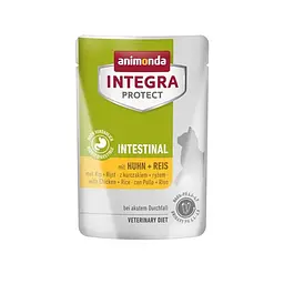 Корм вологий ветеринарний для кішок Integra Protect Intestinal with Chicken + Rice при захворюваннях шлунково-кишкового тракту, пауч, 85 г