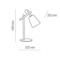 Настільна лампа TK Lighting VAIO NATURE 5183 - мініатюра 2