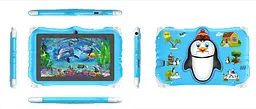 Дитячий планшет Meijiahui K1 Android-15 Penguin / Планшет 7" 6GB / 128GB / Дитячий планшетний ПК з екраном 7 дюймів Синій - мініатюра 6
