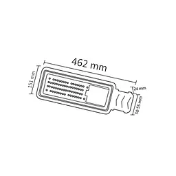 Світильник вуличний Horoz Electric LED Vegas-100, 100 W 6400K - мініатюра 2