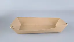 Тарілка зібрана "KRAFT" 800 мл 270*110*47 мм ламінована (100 шт.)
