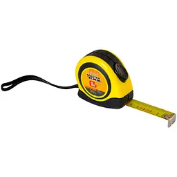 Вимірювальна рулетка MasterTool 5 м х 19 мм автостоп 65-5019