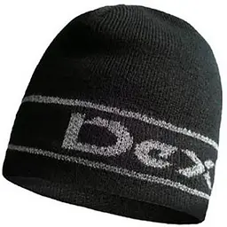 Шапка водонепроникна DexShell Beanie Reflective Logo S/M 56-58 см чорна з лого