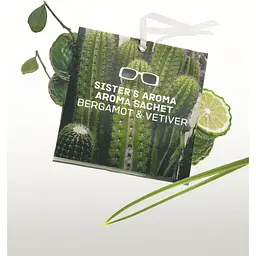 Ароматичне саше Sister’s Aroma Bergamot & Vetiver - мініатюра 2