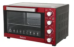 Духовка SATURN ST-EC3305R (червона,50л) - мініатюра 4