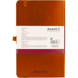 Блокнот Axent Partner Lux, 125х195, 96арк, кл, коричневий (8202-19-A) - мініатюра 3