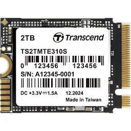 Накопичувач SSD Transcend m.2 NVMe 2TB TS2TMTE310S 2230 PCIe Gen4x4 (FFMSTR02180)