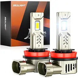 Світлодіодні лампи SEALIGHT L2S H11/H9/H8 90 Вт 6500 К білі IP68 2 шт.