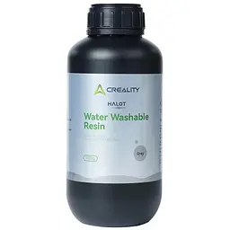 Фотополімерна смола Creality Resin, HALOT, Water Washable 1кг, gray (3302010052)