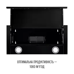 Витяжка телескопічна Perfelli TL 6622 Full BL 1000 LED - мініатюра 8