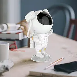 Іграшка-нічник Astronaut Проектор галактики лазерний Астронавт з пультом білий - мініатюра 7