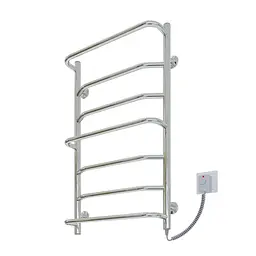 Електрична рушникосушарка Kosser Мікс 800x530/7 ЕR рег. ДМ07ER, Хром, Праве