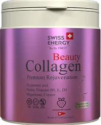Колаген для шкіри та волосся Swiss Energy BEAUTY COLLAGEN 240 г полуниця