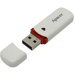 USB флеш накопичувач Apacer 64GB AH333 white USB 2.0 (AP64GAH333W-1) - мініатюра 5