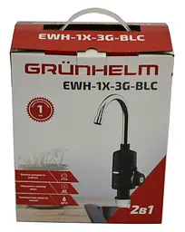 Електронагрівач проточної води Grunhelm EWH 1X 3G BLC (105930) - мініатюра 5