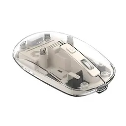 Комп'ютерна мишка XO M12 bluetooth wireless transparent mouse Біла