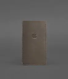 Шкіряний чохол для iPhone 11 Темно-бежевий - мініатюра 2