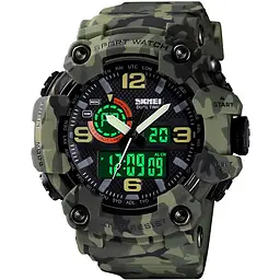 Годинник наручний Skmei 9296 Black Black, 9296BKBK (17176) - мініатюра 2