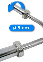 Олімпійський гриф Thunder 120/50 (HBG-O-120/50) - мініатюра 4
