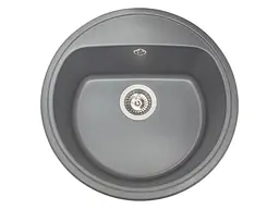 Кухонна мийка гранітна Miraggio Malibu gray 516x516x220 00208306, Сірий