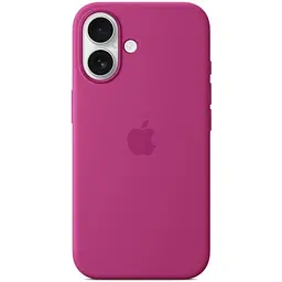 Силіконовий чохол CasePro Silicone Case with MagSafe Fuchsia для iPhone 16 - мініатюра 4