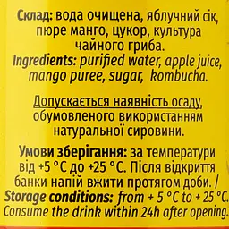 Напій Mikki Brew Kombucha Mangoo 0.33 л - мініатюра 3