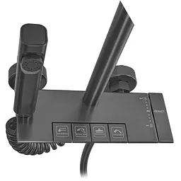 Душева система Armata BCT-009-J graphite з кнопковим перемикачем 4 режими CH6511, Графіт - мініатюра 2