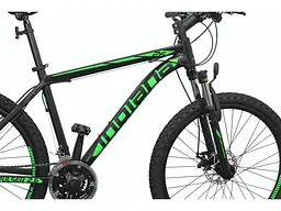 Велосипед чоловічий Indiana X-Pulser 2.6 M15 26" Black/Green - мініатюра 2