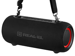 Портативная колонка REAL-EL RX725 15W Bluetooth TWS, RGB, Black - мініатюра 2